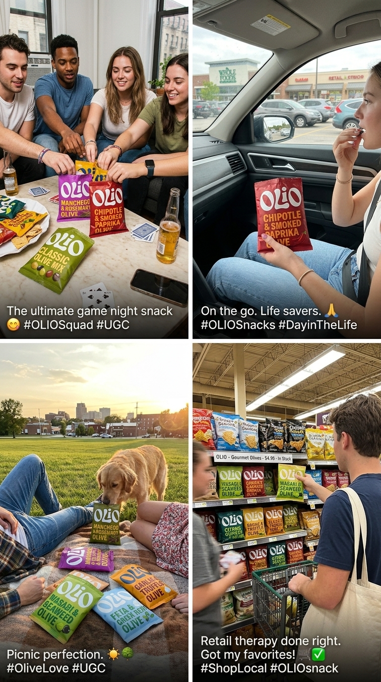 The ultimate game night snack 😋 #OLIOSquad